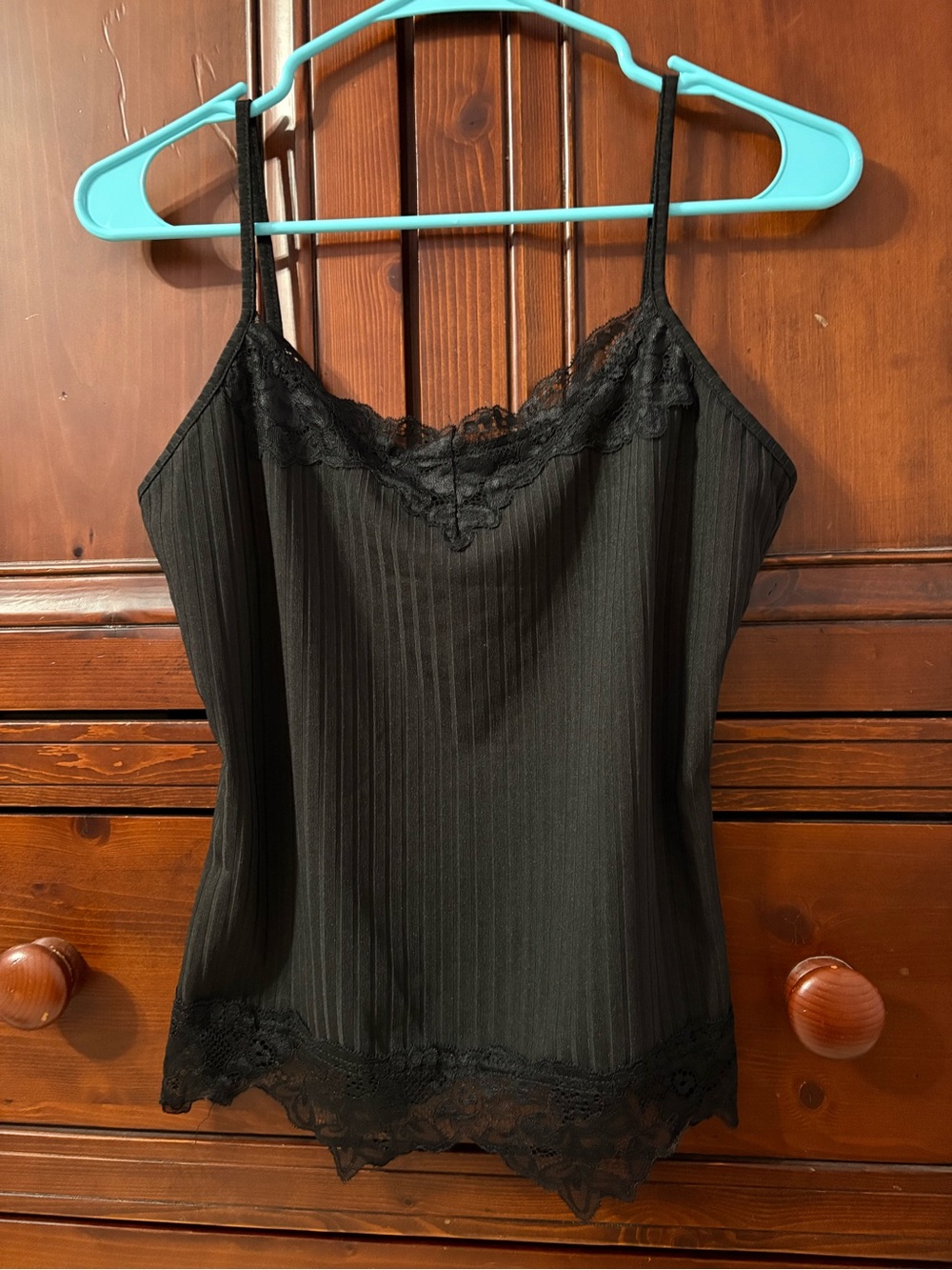 Black Lace Tank top - Picture 2 of 7
